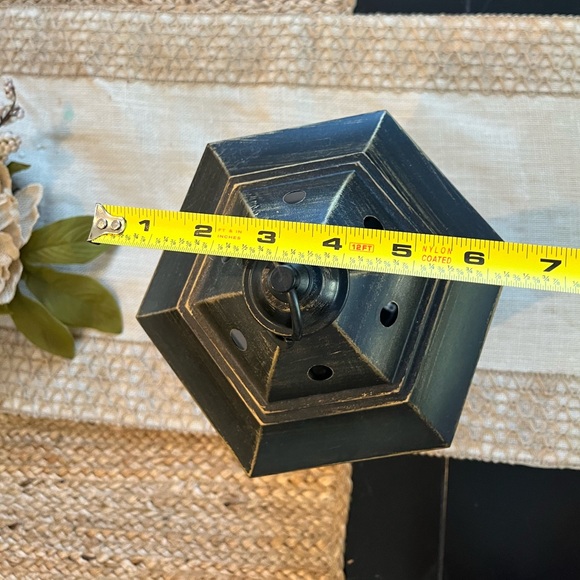 Lantern light decor color changing faux distressed iron look - Picture 14 of 16